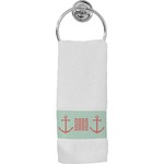 Chevron & Anchor Hand Towel (Personalized)