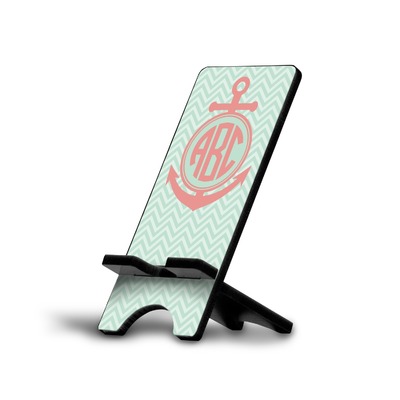 Chevron & Anchor Cell Phone Stand (Personalized)