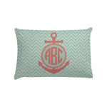 Chevron & Anchor Pillow Case - Standard (Personalized)
