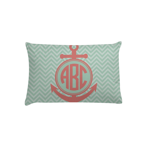 Custom Chevron & Anchor Pillow Case - Toddler (Personalized)