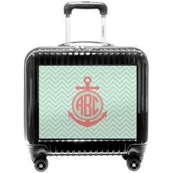 Chevron & Anchor Pilot / Flight Suitcase (Personalized)