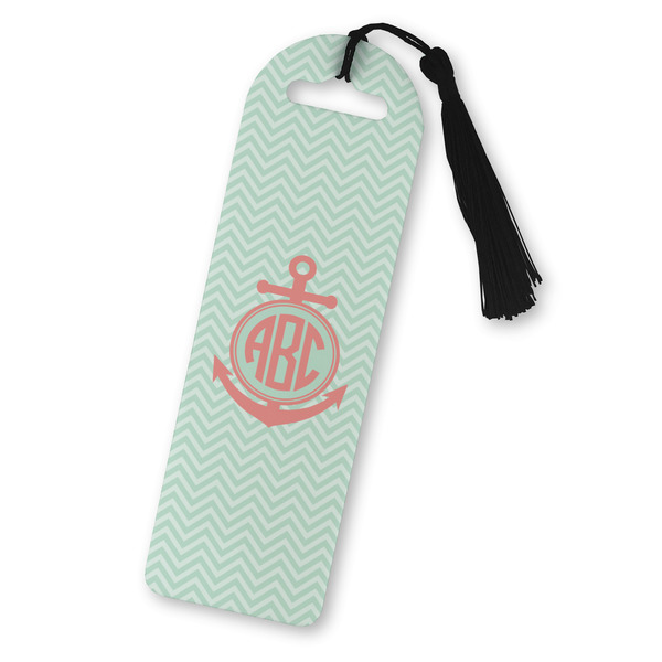 Custom Chevron & Anchor Plastic Bookmark (Personalized)