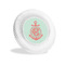 Chevron & Anchor Plastic Party Appetizer & Dessert Plates - 6" (Personalized)