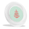 Chevron & Anchor Plastic Party Dinner Plates - Main/Front