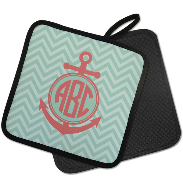 Chevron & Anchor Pot Holders - PARENT MAIN