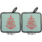 Chevron & Anchor Pot Holders - Set of 2 APPROVAL