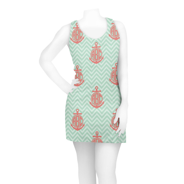 Chevron & Anchor Racerback Dress - On Model - Front
