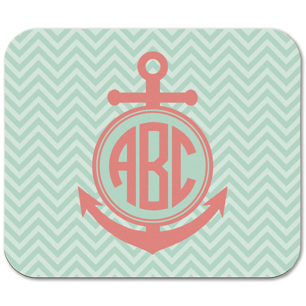 Chevron & Anchor Rectangular Mouse Pad - APPROVAL