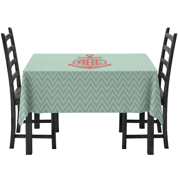 Custom Chevron & Anchor Tablecloth (Personalized)