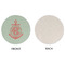 Chevron & Anchor Round Linen Placemats - APPROVAL (single sided)