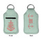 Chevron & Anchor Sanitizer Holder Keychain - Small APPROVAL (Flat)