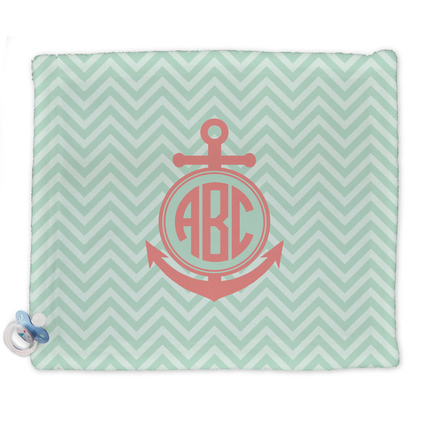 Custom Chevron & Anchor Security Blanket (Personalized)