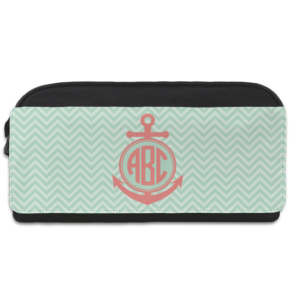 Custom Chevron & Anchor Shoe Bag (Personalized)
