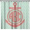 Chevron & Anchor Shower Curtain (Personalized) (Non-Approval)
