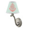Chevron & Anchor Small Chandelier Lamp - LIFESTYLE (on wall lamp)