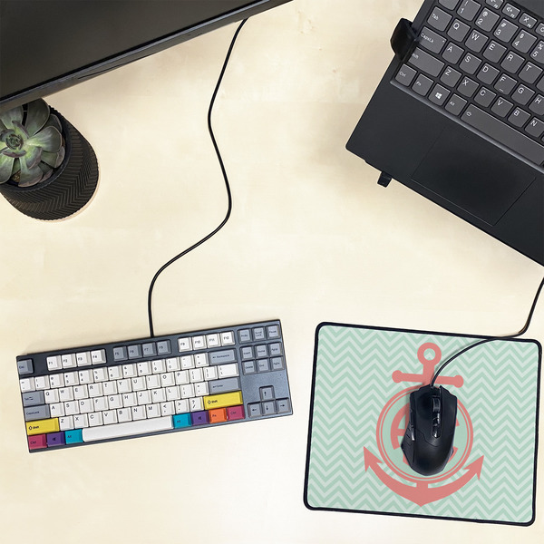 Chevron & Anchor Small Gaming Mats - LIFESTYLE
