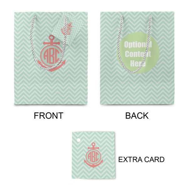 Chevron & Anchor Small Gift Bag - Approval