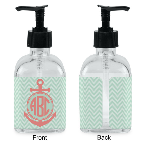 Chevron & Anchor Glass Soap/Lotion Dispenser - Approval