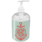Chevron & Anchor Acrylic Soap & Lotion Bottle (Personalized)