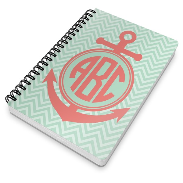 Chevron & Anchor Spiral Journal 7 x 10 - Main