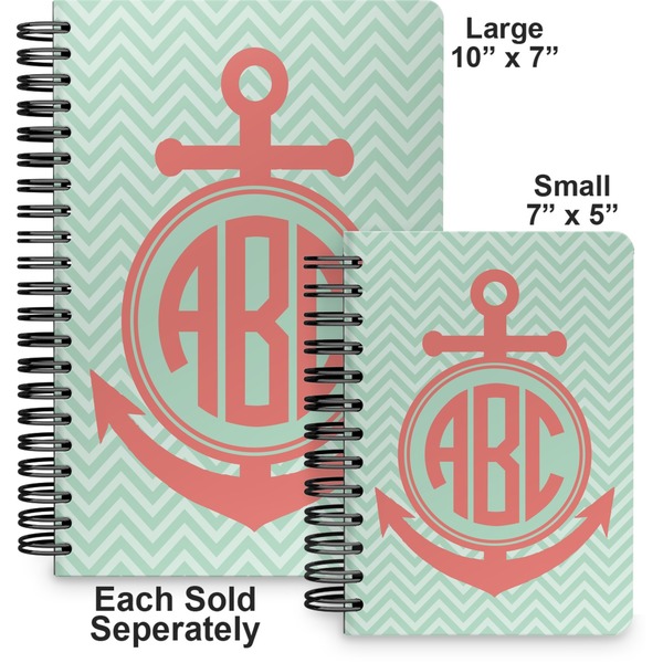 Chevron & Anchor Spiral Journal - Comparison