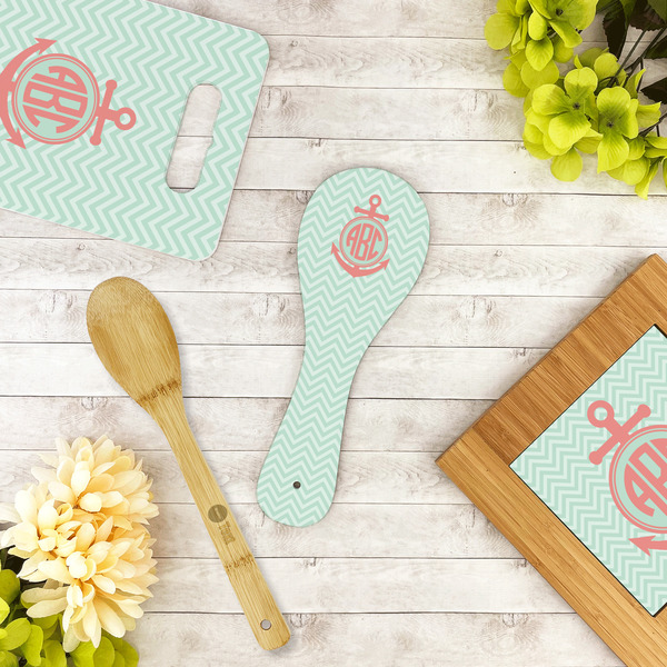 Chevron & Anchor Spoon Rest Trivet - LIFESTYLE