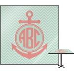 Chevron & Anchor Square Table Top (Personalized)
