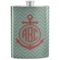 Chevron & Anchor Stainless Steel Flask
