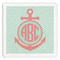 Chevron & Anchor Paper Dinner Napkins (Personalized)