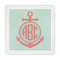 Chevron & Anchor Decorative Paper Napkins (Personalized)