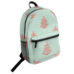 Chevron & Anchor Student Backpack (Personalized)