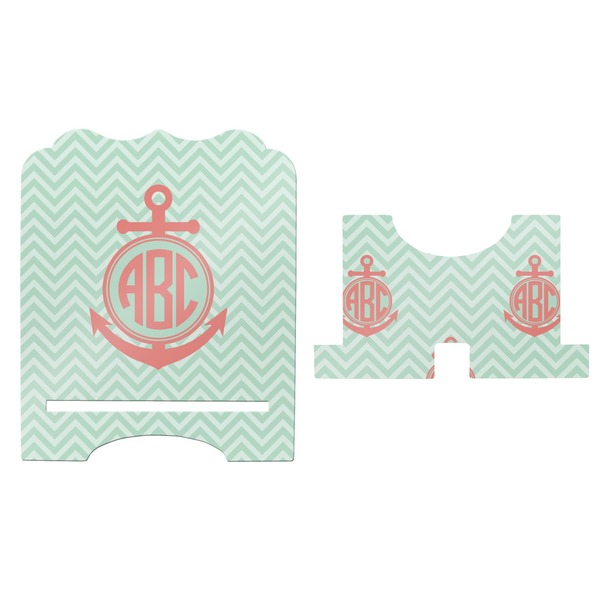 Chevron & Anchor Stylized Tablet Stand - Apvl