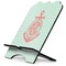 Chevron & Anchor Stylized Tablet Stand - Side View