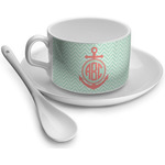 Chevron & Anchor Tea Cup - Single (Personalized)