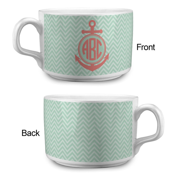 Chevron & Anchor Tea Cup - Single Apvl