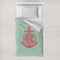 Chevron & Anchor Toddler Duvet Cover w/ Monogram