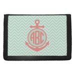 Chevron & Anchor Trifold Wallet (Personalized)