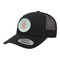 Chevron & Anchor Trucker Hat - Black (Personalized)