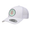 Chevron & Anchor Trucker Hat - White (Personalized)