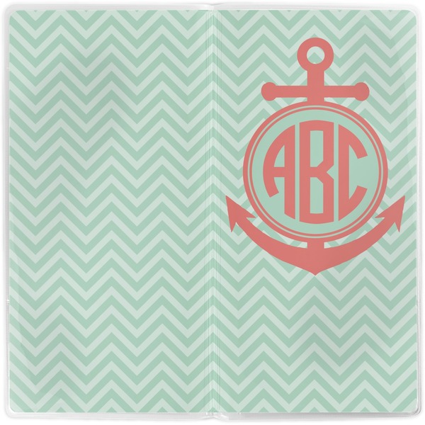 Chevron & Anchor Vinyl Document Wallet - Apvl