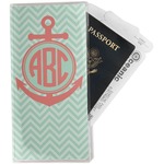 Chevron & Anchor Travel Document Holder