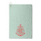 Chevron & Anchor Waffle Weave Golf Towel (Personalized)