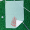 Chevron & Anchor Waffle Weave Golf Towel - In Context