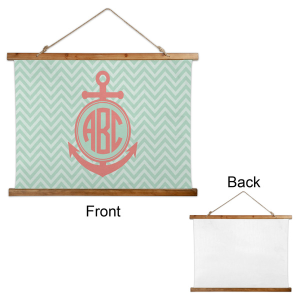 Chevron & Anchor Wall Hanging Tapestry - Landscape - APPROVAL