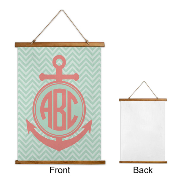 Chevron & Anchor Wall Hanging Tapestry - Portrait - APPROVAL