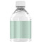 Chevron & Anchor Water Bottle Label - Back View