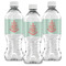 Chevron & Anchor Water Bottle Labels - Front View