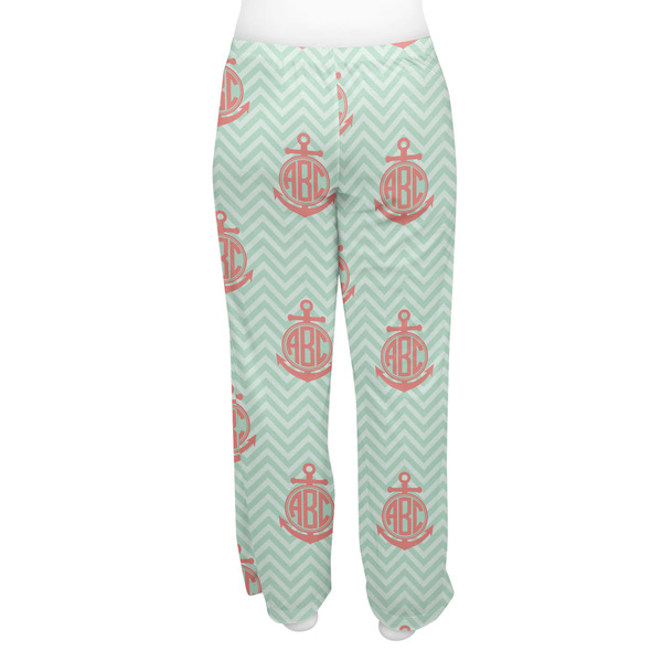 Chevron & Anchor Women's Pj on model - Back