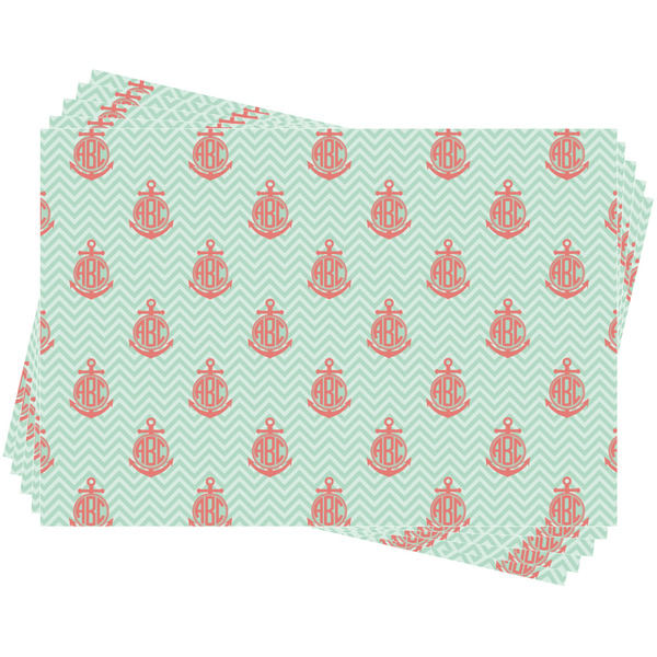 Chevron & Anchor Wrapping Paper - 5 Sheets Approval