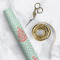 Chevron & Anchor Wrapping Paper Roll - Matte - In Context
